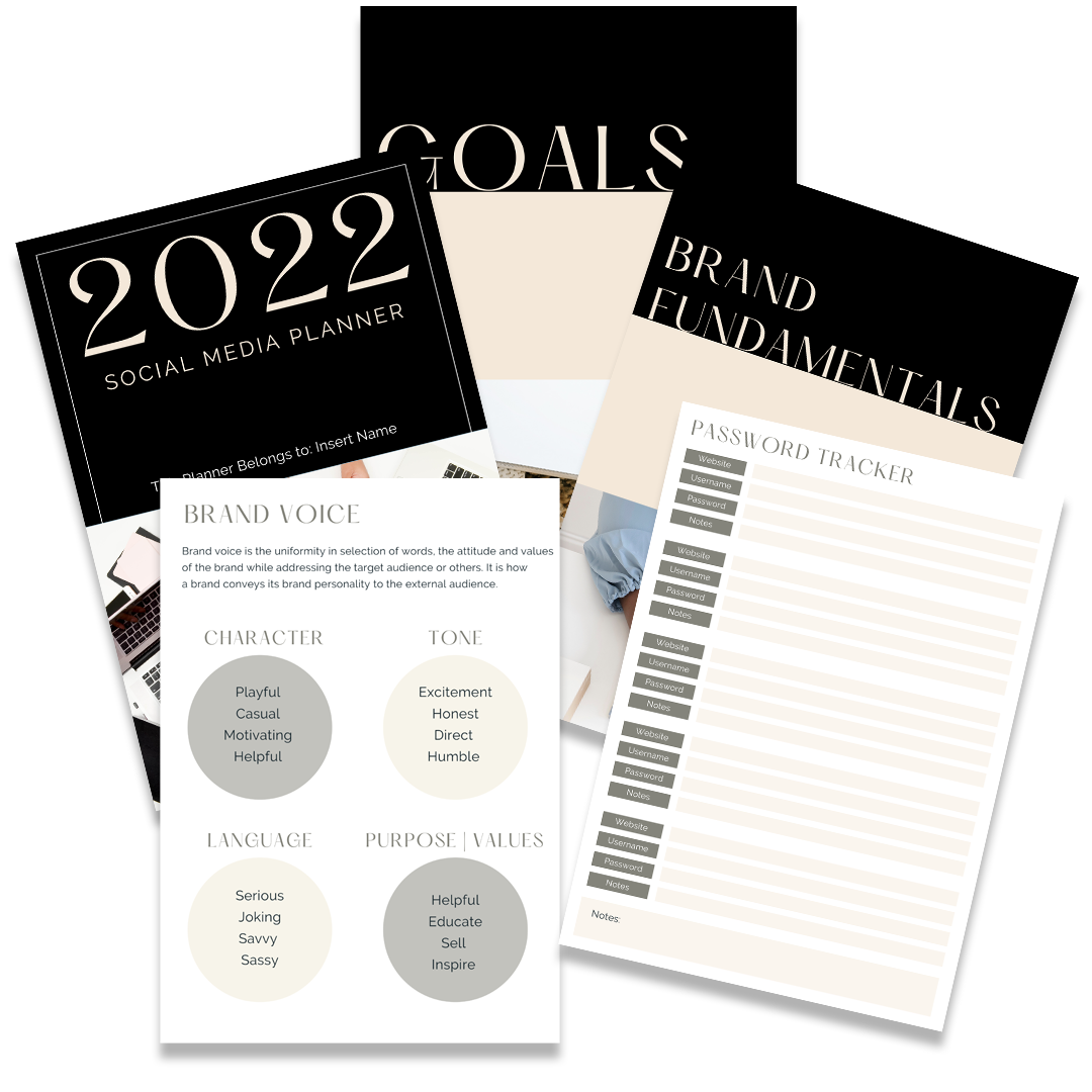2022 Social Media Planner Laurenceau Design Studio